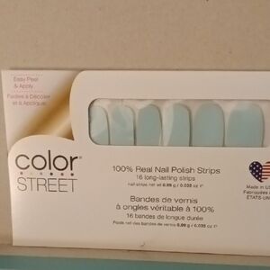 Color Street Blue Nail Polish Strips